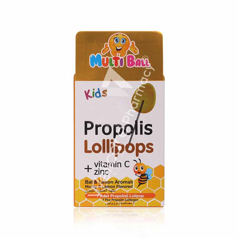 Multiball Kids Propolis Lollipops 7'S