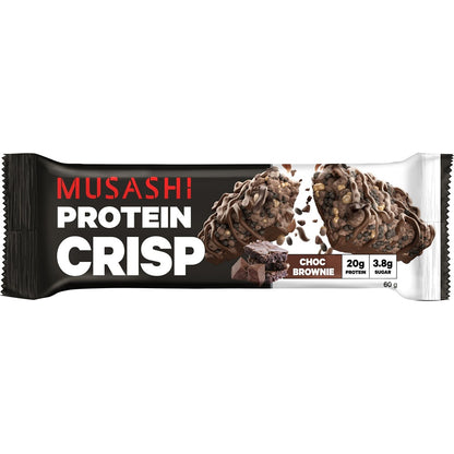 Musashi Protein Crisp Bars Choc Brownie 60g - Wellcare Pharmacy