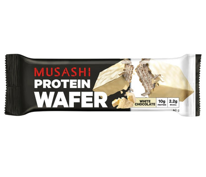 Musashi Protein Wafer Bars White Chocolate 40g - Wellcare Pharmacy