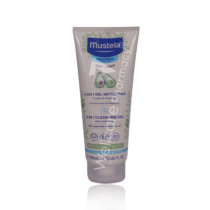 Mustela 2 In 1 Hair & Body Wash 200Ml