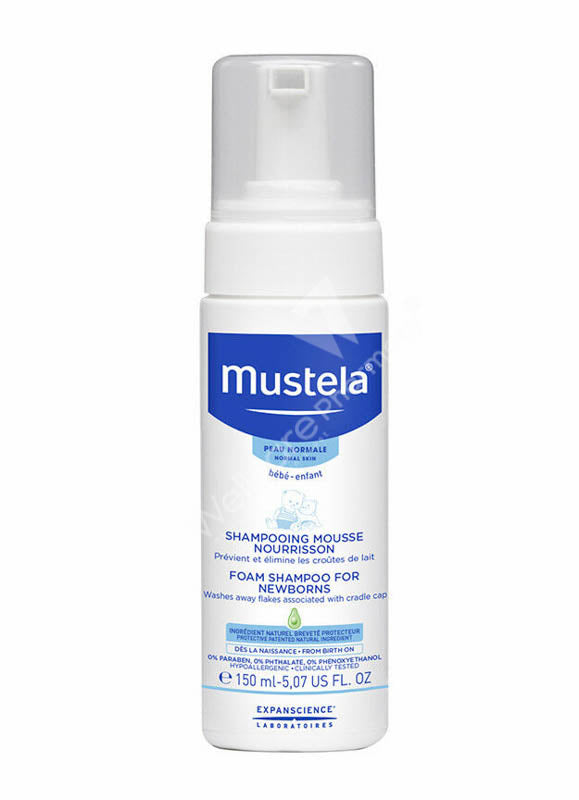 Mustela Foam Shampoo New Borns 150Ml