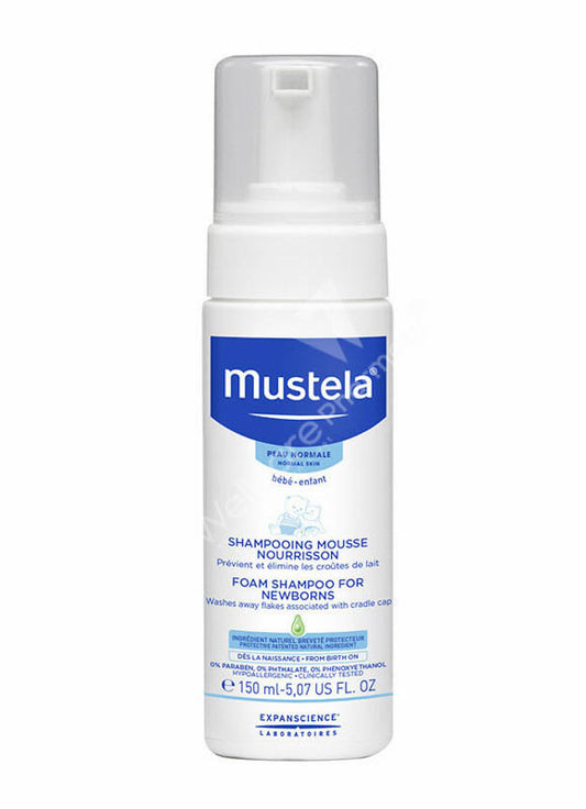 Mustela Foam Shampoo New Borns 150ml - Wellcare Pharmacy