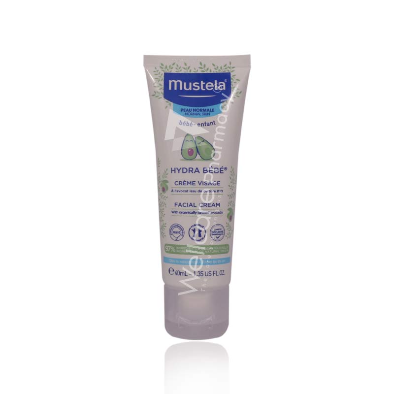 Mustela Hydra Bebe Facial Cream 40ml - Wellcare Pharmacy