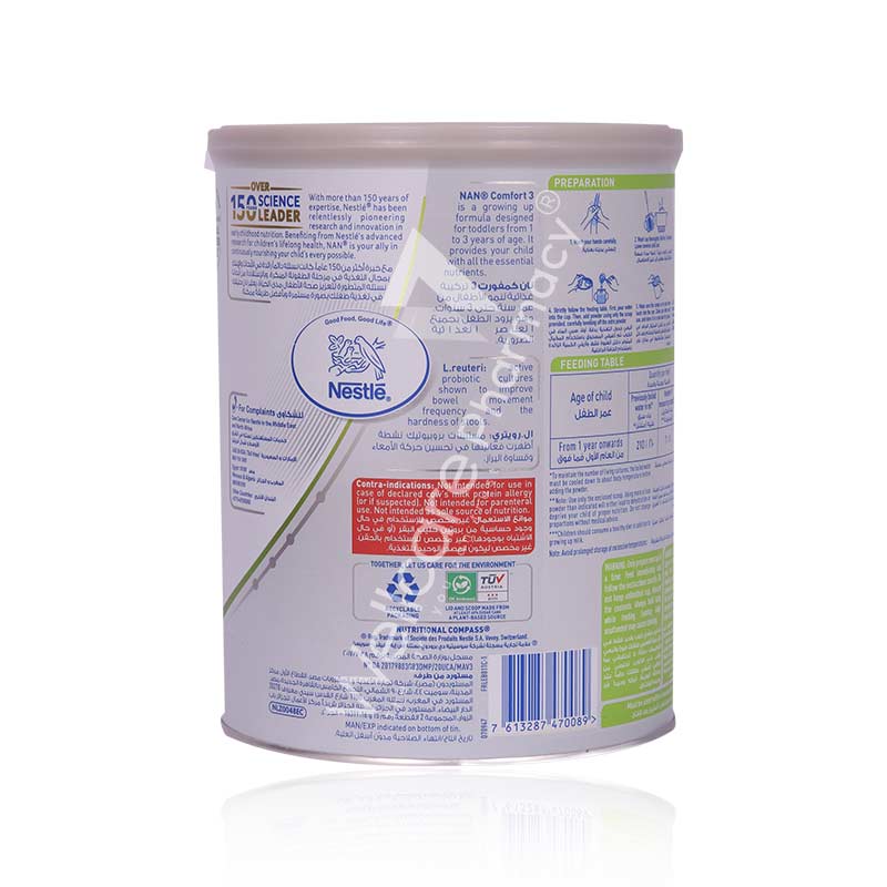 Nan Comfort 3 Milk Powder 800G
