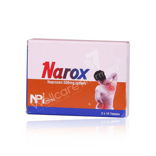 Narox 500mg Tablets 20'S