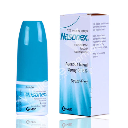 Nasonex Aqueous Nasal Spray 0.05% 120 Metered Sprays