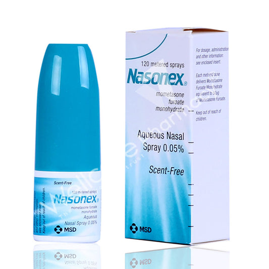Nasonex Aqueous Nasal Spray 0.05% 120 Metered Sprays