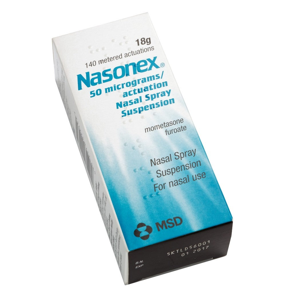 Nasonex Aqueous Nasal Spray 0.05% 120 Metered Sprays