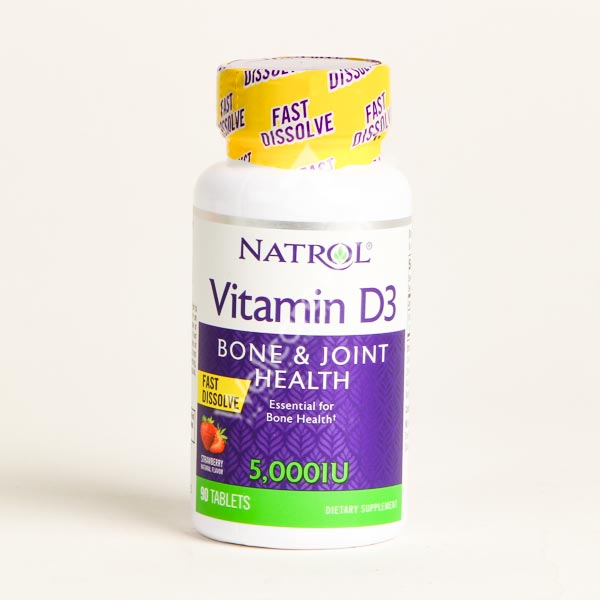 Natrol Vitamin D3 5000iu Tablets 90'S