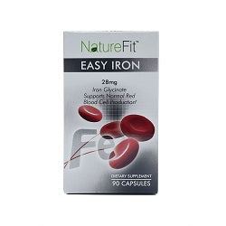 Naturefit Easy Iron 28mg Capsules 90'S