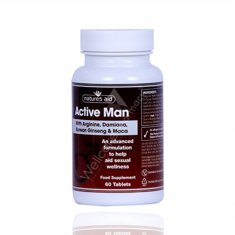 Natures Aid Active Man Tablets 60'S Natures Aid Active Man Tablets 60'S