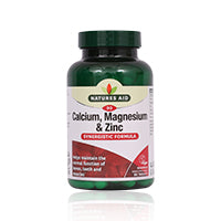 Natures Aid Calcium,Magnesium & Zinc Tablets 90'S