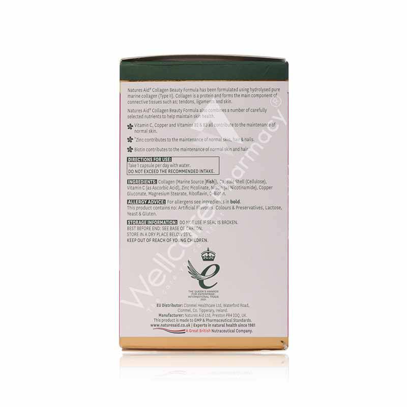 Natures Aid Collagen Capsules 90'S Natures Aid Collagen Capsules 90'S