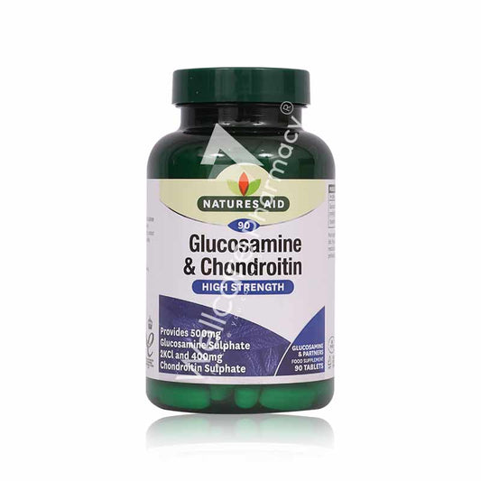 Natures Aid Glucosamine & Chondroitin Tablets 90'S