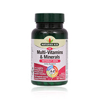 Natures Aid Multivitamins & Minerals Without Iron Tablets 60'S