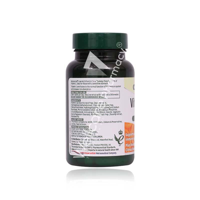 Natures Aid Vitamin C 1000Mg Low Acid Tablets 30'S Natures Aid Vitamin C 1000Mg Low Acid Tablets 30'S