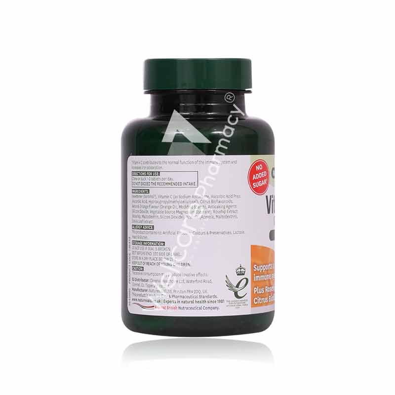 Natures Aid Vitamin C 500Mg Chewable Tablets 50'S