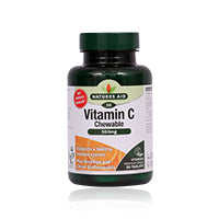 Natures Aid Vitamin C 500Mg Chewable Tablets 50'S