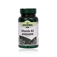 Natures Aid Vitamin K2 With Vitamin D3 Capsules 30'S