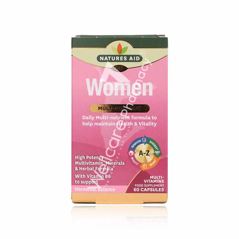Natures Aid Women Multi-Nutrient Capsules 60'S Natures Aid Women Multi-Nutrient Capsules 60'S