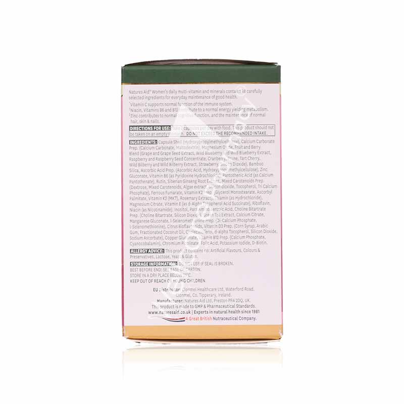 Natures Aid Women Multi-Nutrient Capsules 60'S Natures Aid Women Multi-Nutrient Capsules 60'S