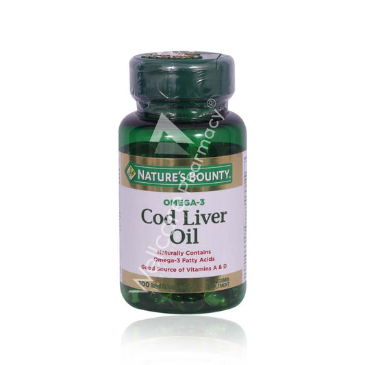 Nature's Bounty-Cod Liver Oil Capsules 1X100's