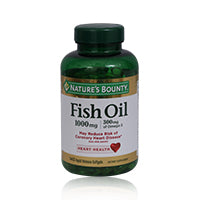 Natures Bounty Fish Oil 1000mg Omega 3 Capsules 135(145)'S