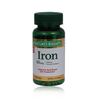 Nature'S Bounty Iron 65mg Tablets 100'S