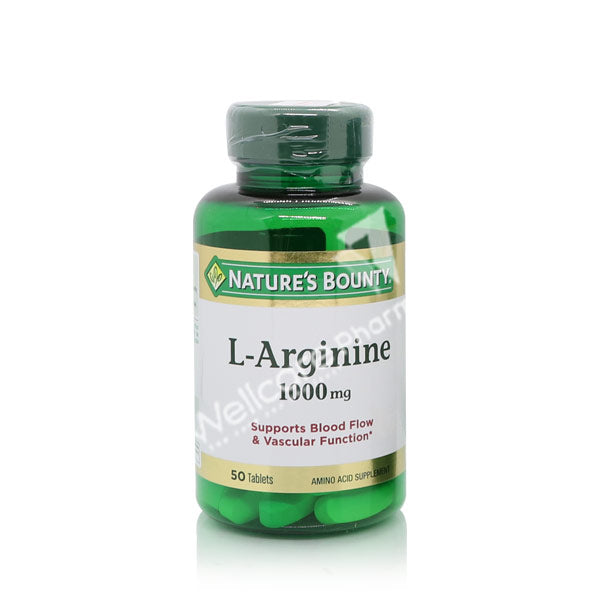 Nature's Bounty L-Arginine 1000Mg Tablets 50'S