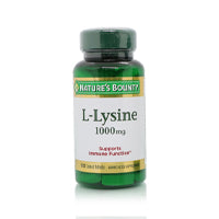 Natures Bounty L-Lysine 1000mg Tablets 60'S