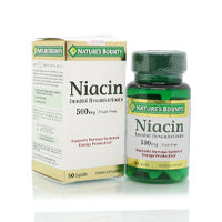 Natures Bounty Niacin Flush Free 500Mg Capsules 50'S