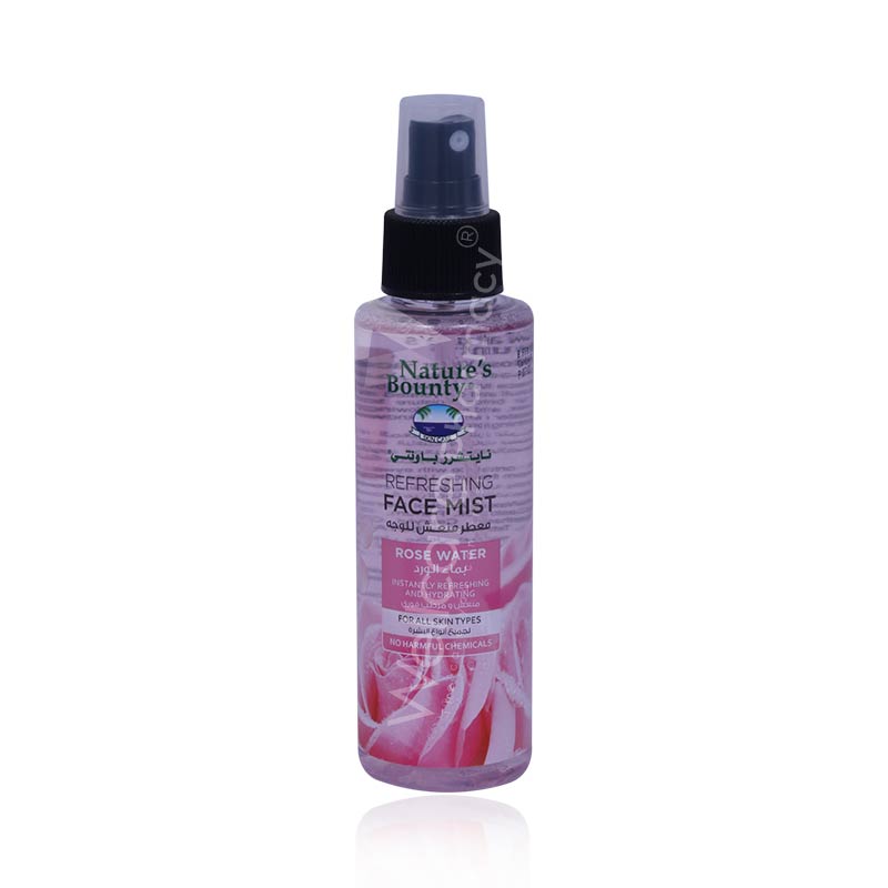 Natures Bounty Refreshing Face Mist Rose Water