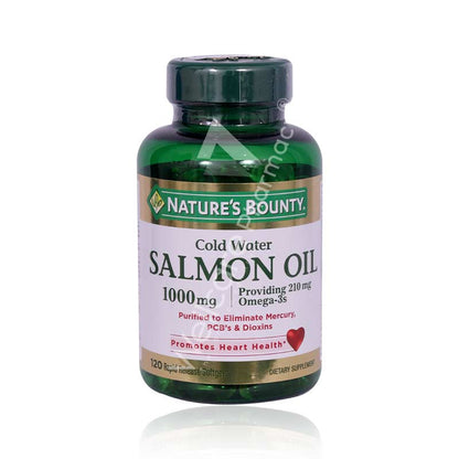 Nature'S Bounty Salmon Oil 1000mg Omega-3  Cap 120'S