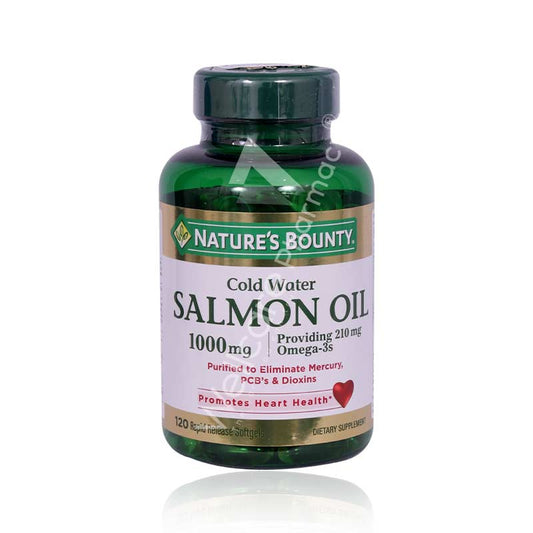 Nature'S Bounty Salmon Oil 1000mg Omega-3  Cap 120'S