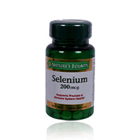 Nature's Bounty Selenium 200Mcg Tablets 100'S