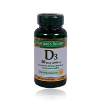 Natures Bounty Vitamin D3-2000iu Capsules 150'S