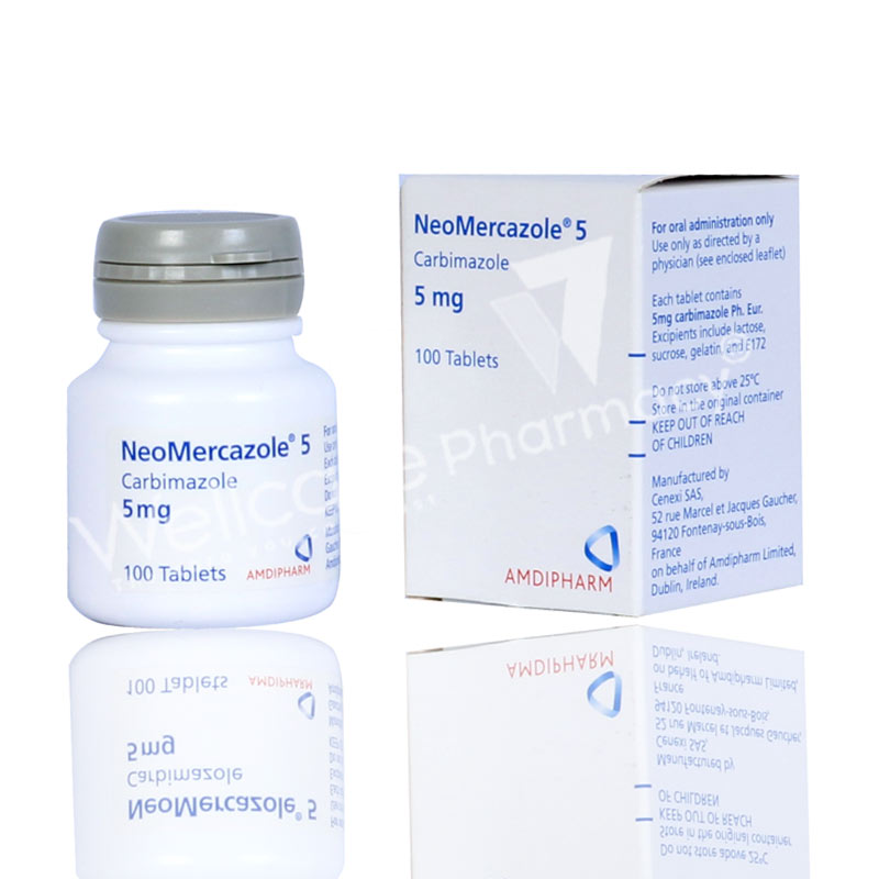 Neomercazole 5Mg Tablets 100'S – Wellcare Pharmacy