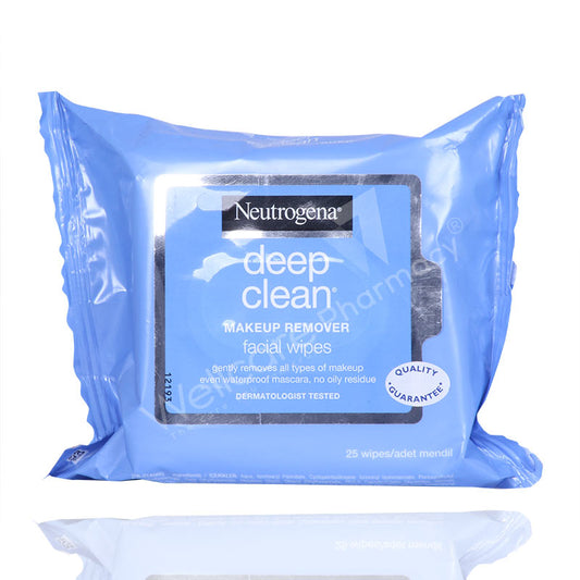 Neutrogena Deep Clean Make Up Remover Oil Free Wipes 25'S
