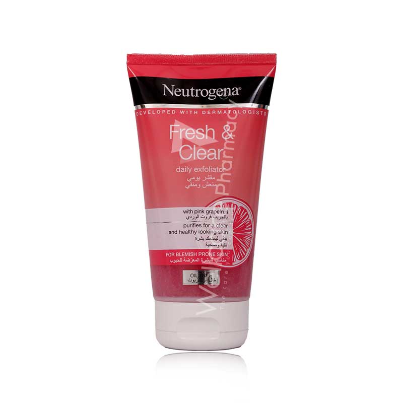 Neutrogena Fresh&Clear Daily Exfoliator With Pink Grapefruit 150ml