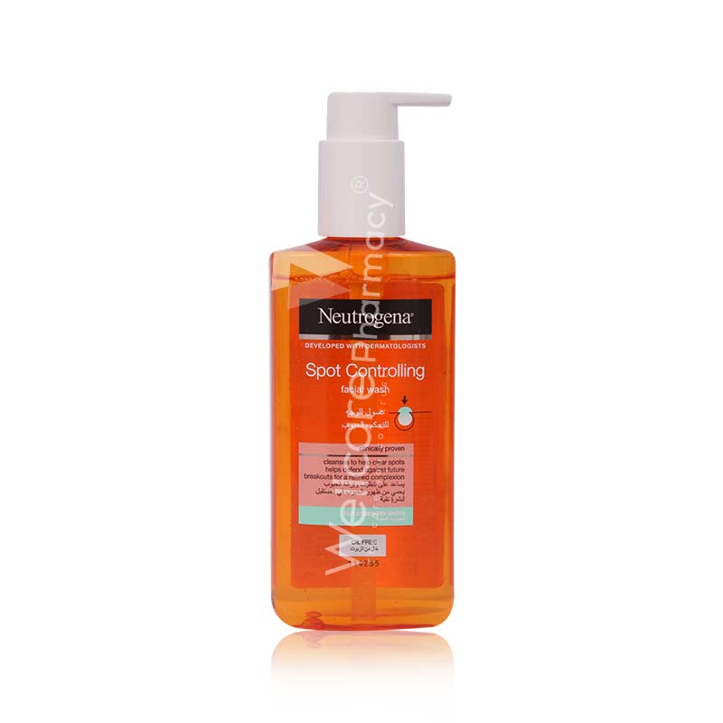 Neutrogena Spot Controlling Oil Free Facial Wash 200Ml