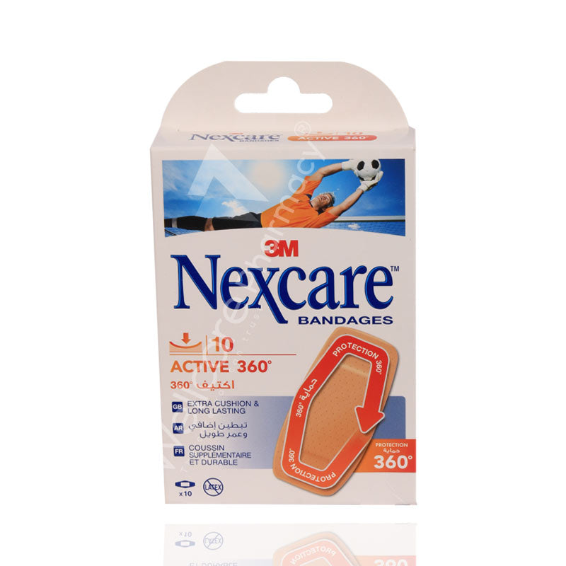 Nexcare Active 360 Degree Bandages Active 10'S
