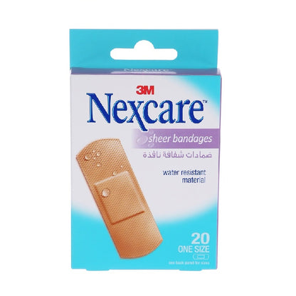 Nexcare Sheer Bandage 20S