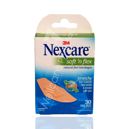 Nexcare Soft N Flex Stretchy Plaster 30'S