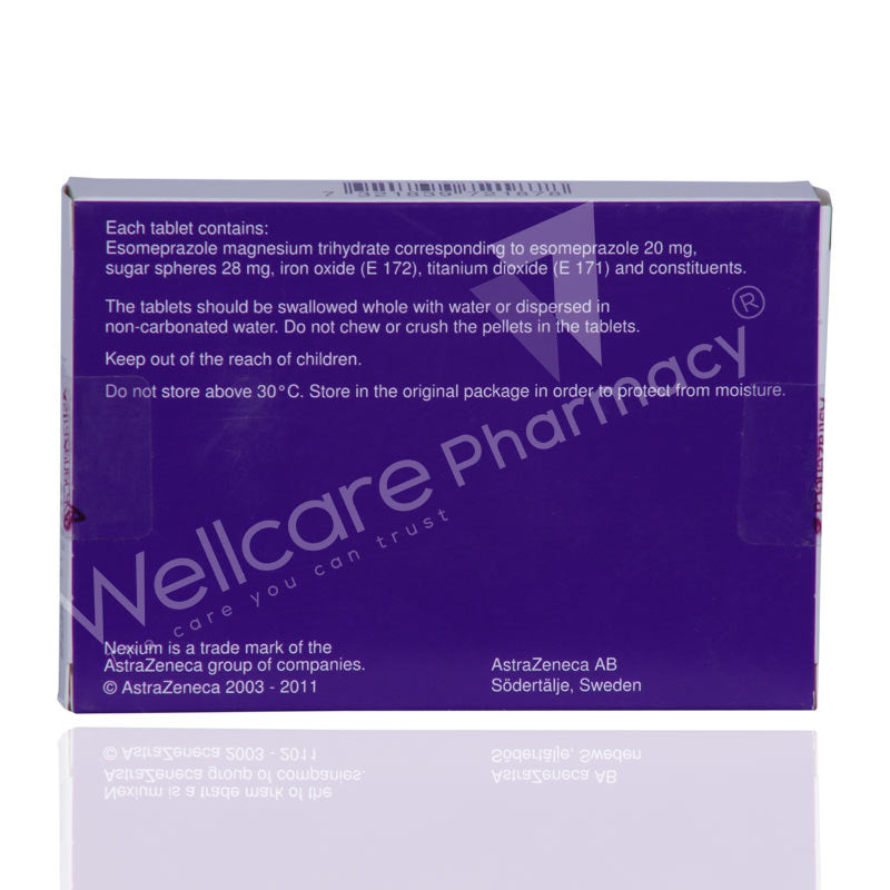 Nexium 20mg Tablets 14'S