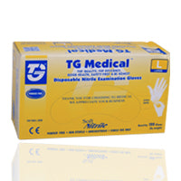 Nitrile Examination Gloves Powder Free Large100'S