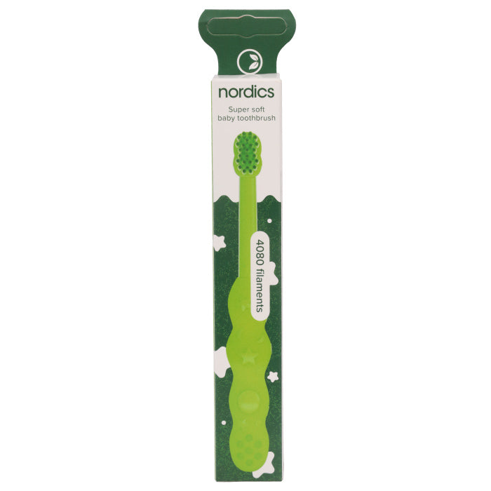 Nordics Baby Premium Toothbrush Green(Super Soft)-4080 - Wellcare Pharmacy