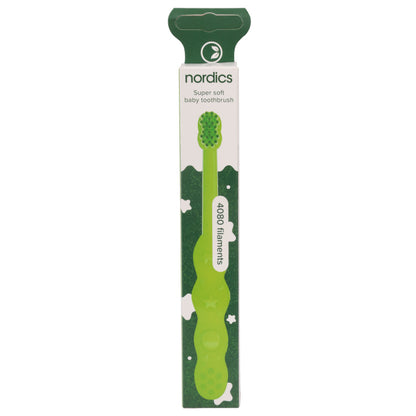 Nordics Baby Premium Toothbrush Green(Super Soft)-4080