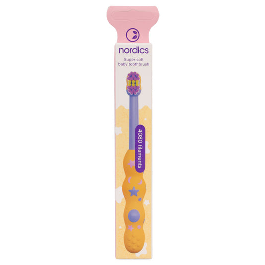 Nordics Baby Premium Toothbrush Yellow(Super Soft)-4080 - Wellcare Pharmacy