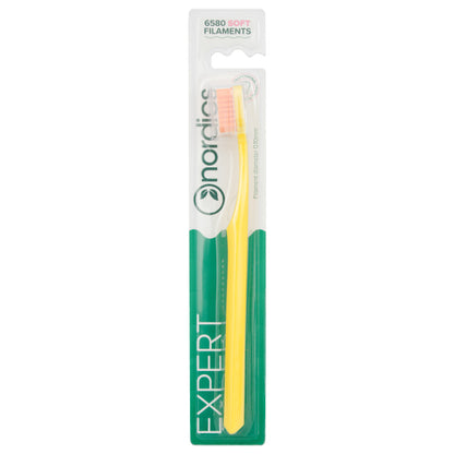 Nordics Expert Curve Toothbrush Yellow(Soft)-6580 - Wellcare Pharmacy