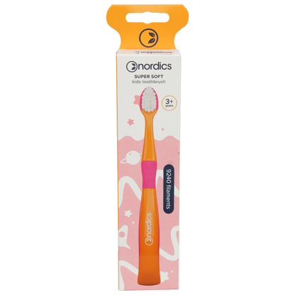 Nordics Kids Toothbrush Orange/Purple(Super Soft)-9240 - Wellcare Pharmacy